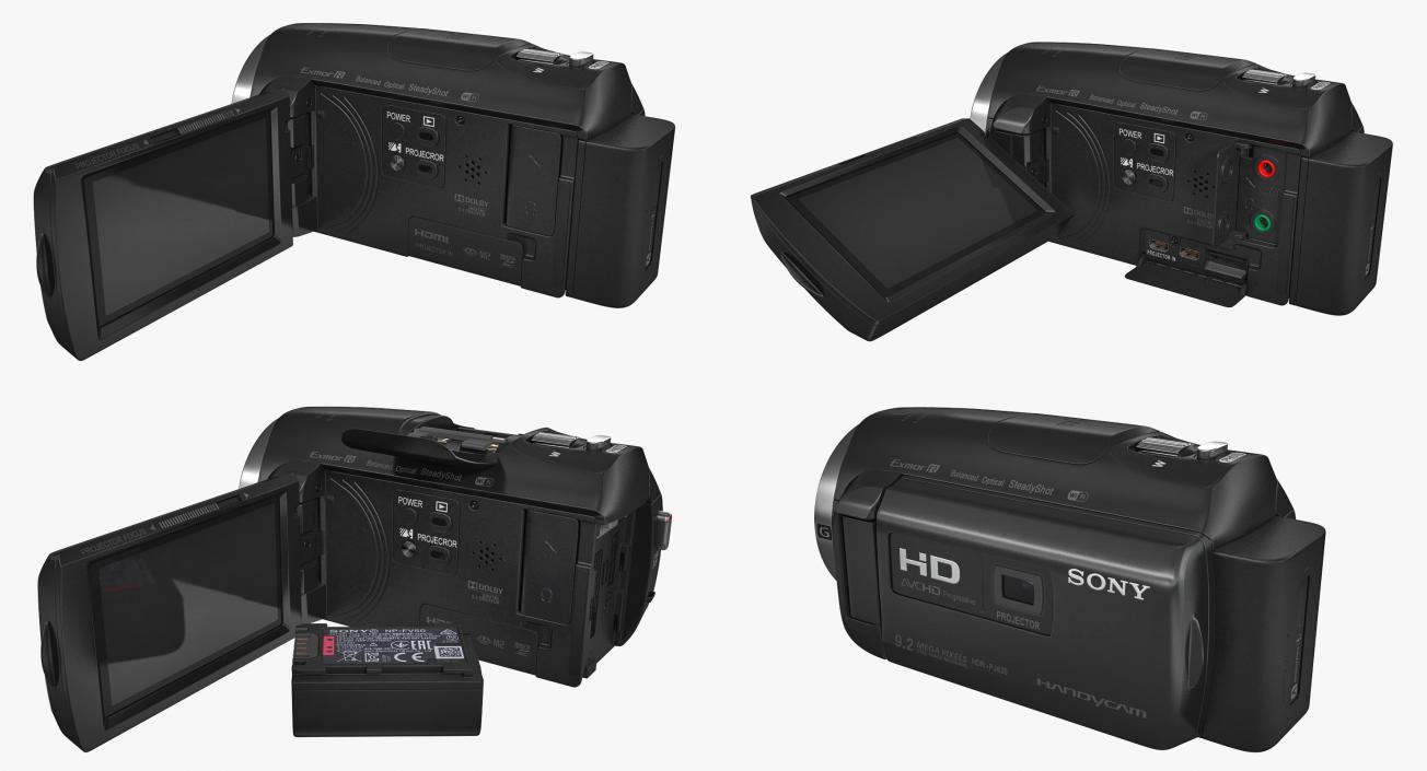 3D Sony Camcorders Collection