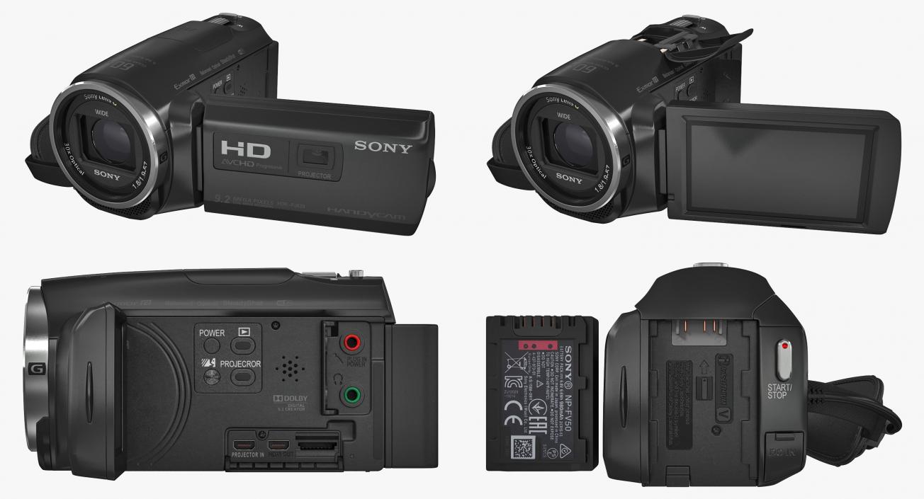 3D Sony Camcorders Collection