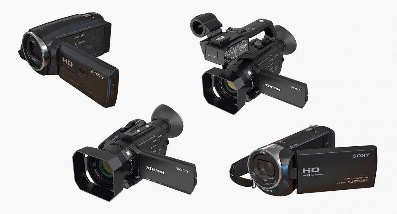 3D Sony Camcorders Collection