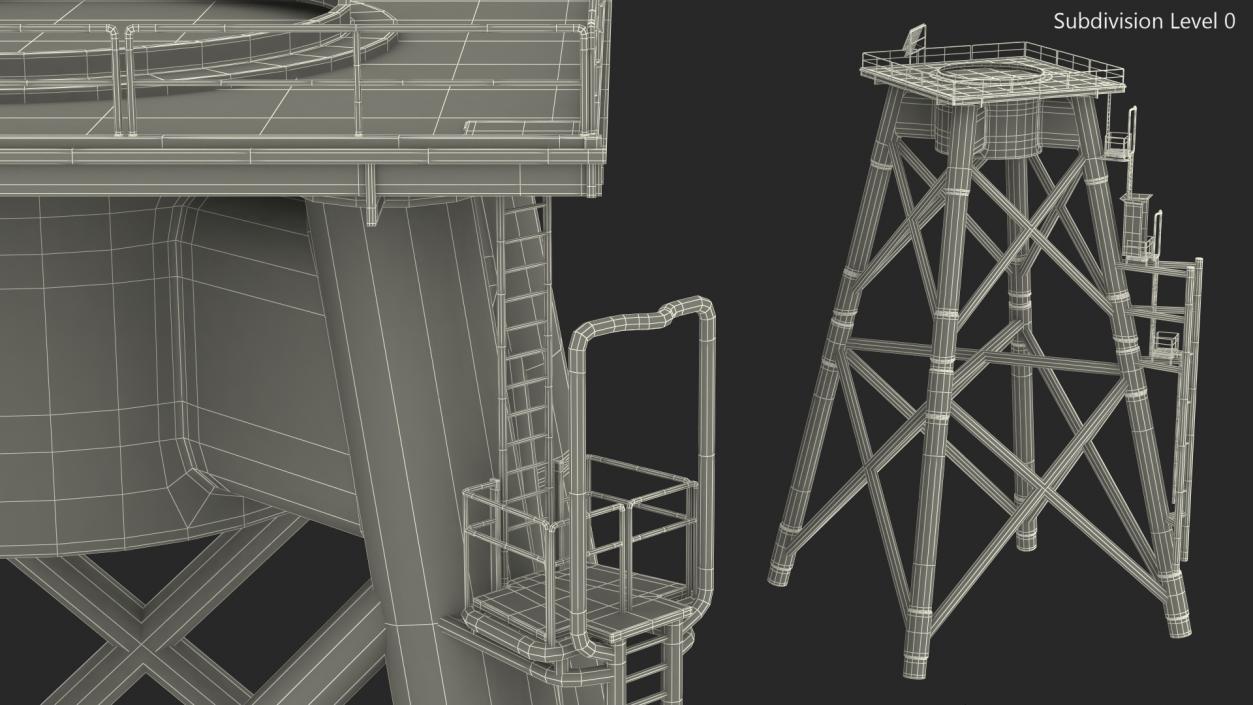 3D Offshore Support Structure