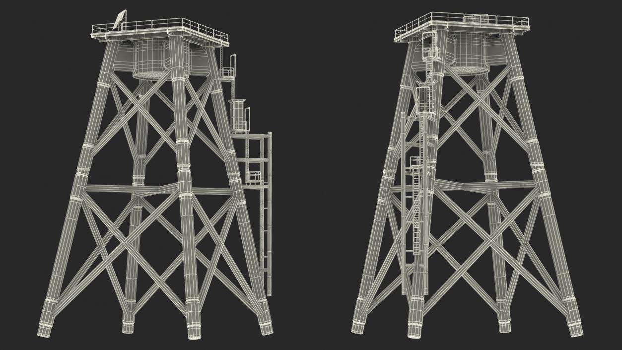 3D Offshore Support Structure