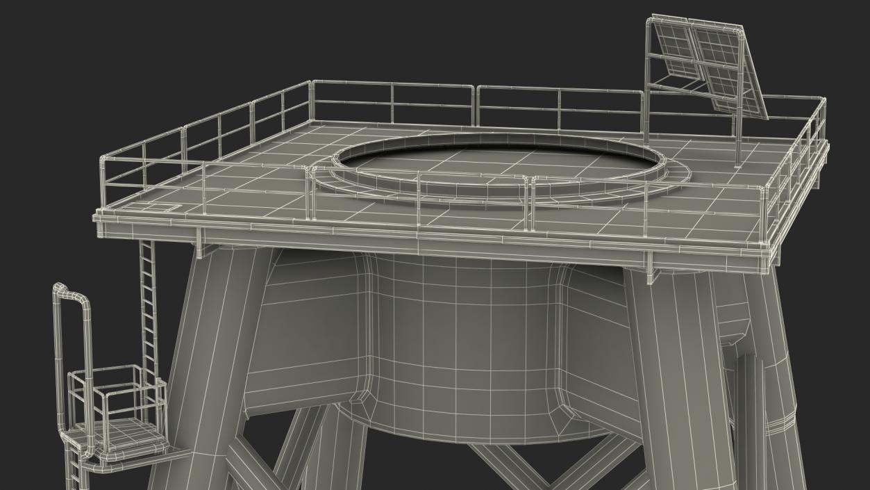 3D Offshore Support Structure