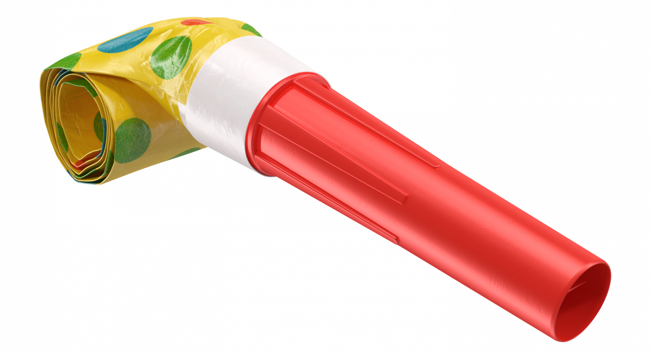 3D Party Whistle model