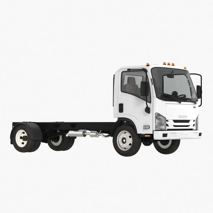 3D Commercial Truck Isuzu NPR 2018