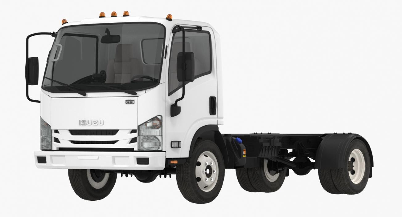 3D Commercial Truck Isuzu NPR 2018