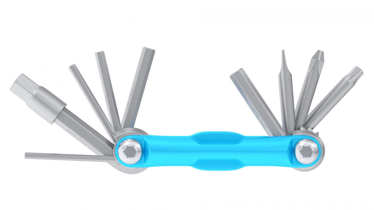 3D Bike Hex Keys Multitool model