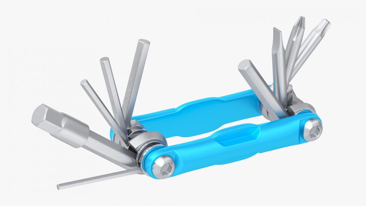 3D Bike Hex Keys Multitool model