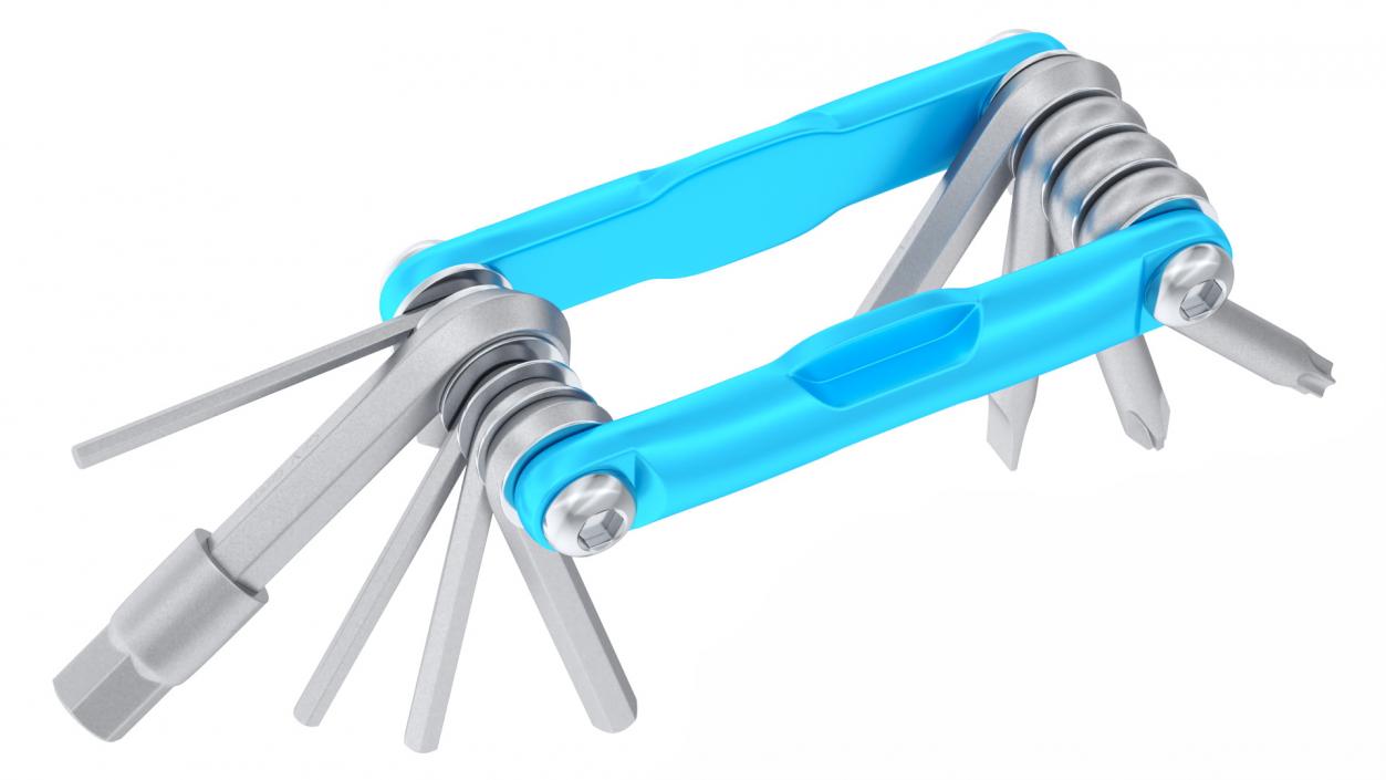 3D Bike Hex Keys Multitool model