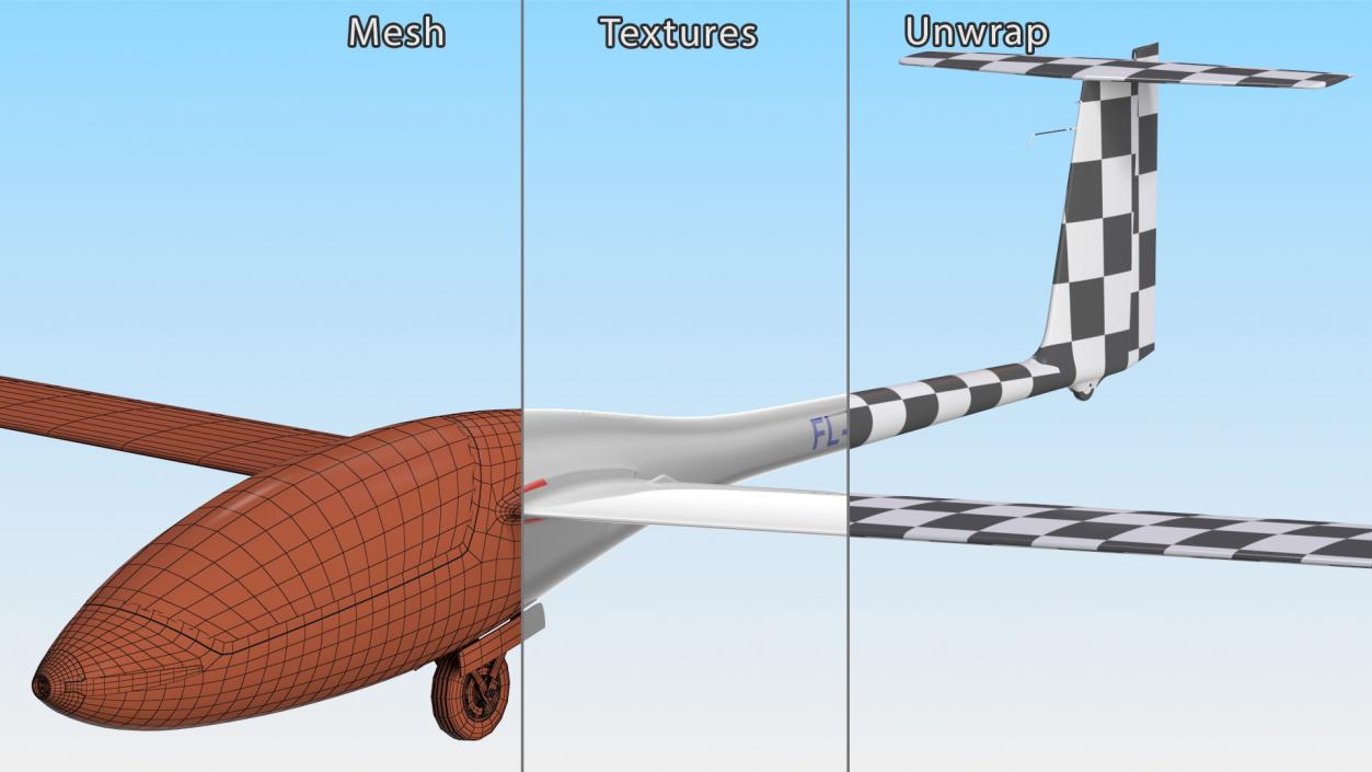 3D Electric Glider MiniLAK model