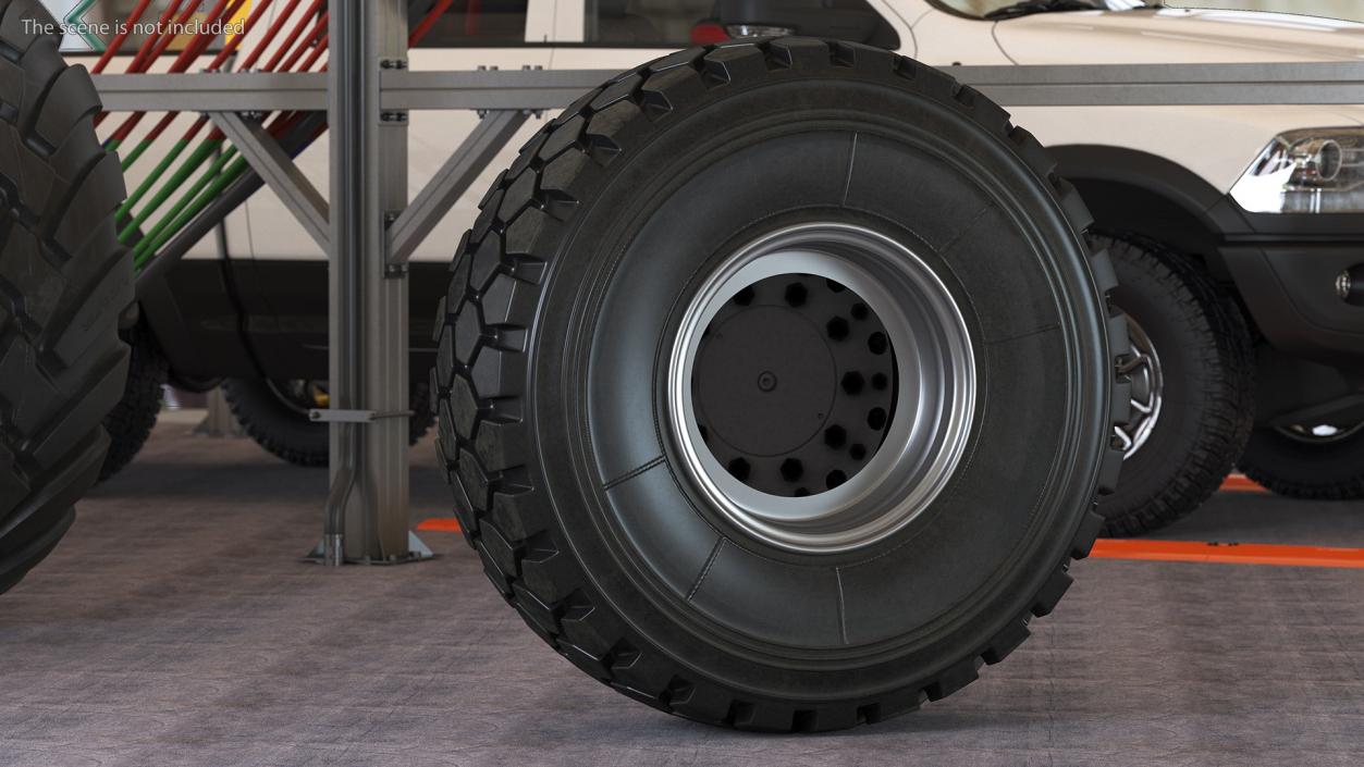 3D model Electric Truck Wheel