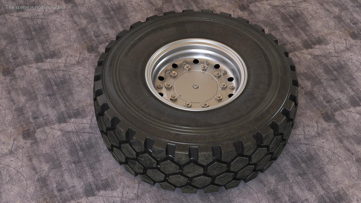 3D model Electric Truck Wheel