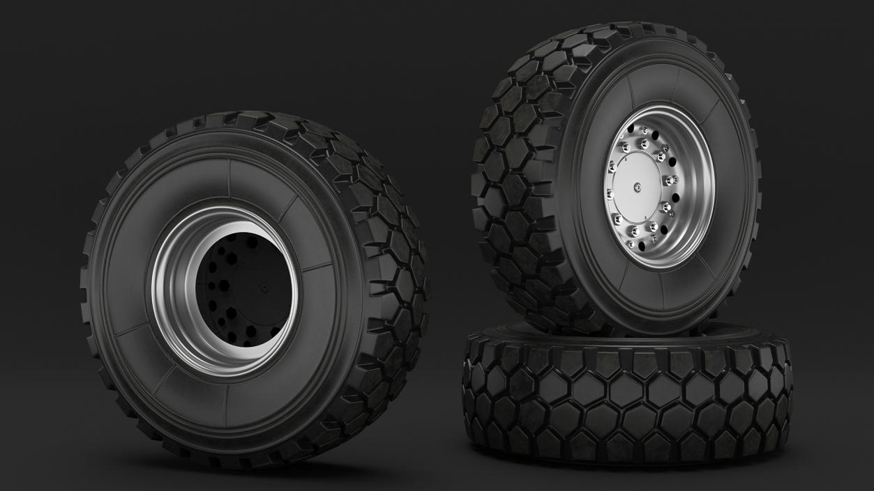 3D model Electric Truck Wheel