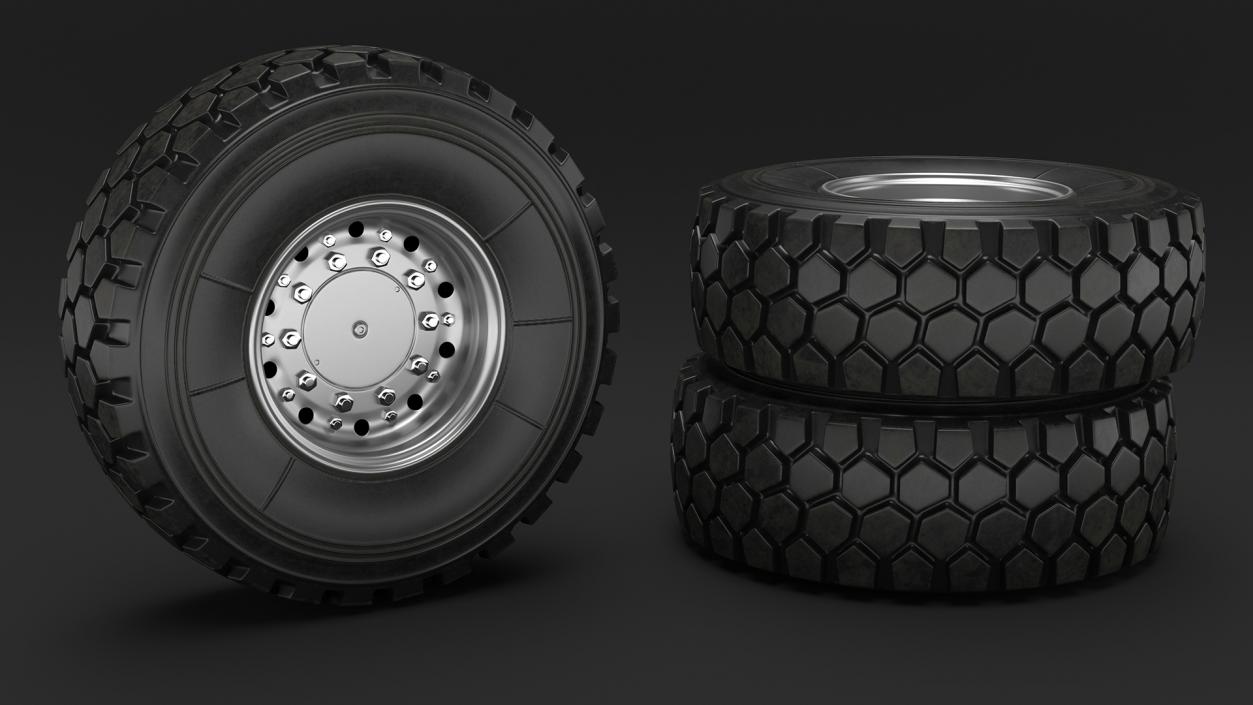 3D model Electric Truck Wheel