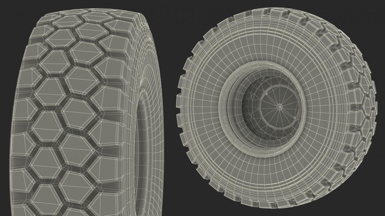 3D model Electric Truck Wheel