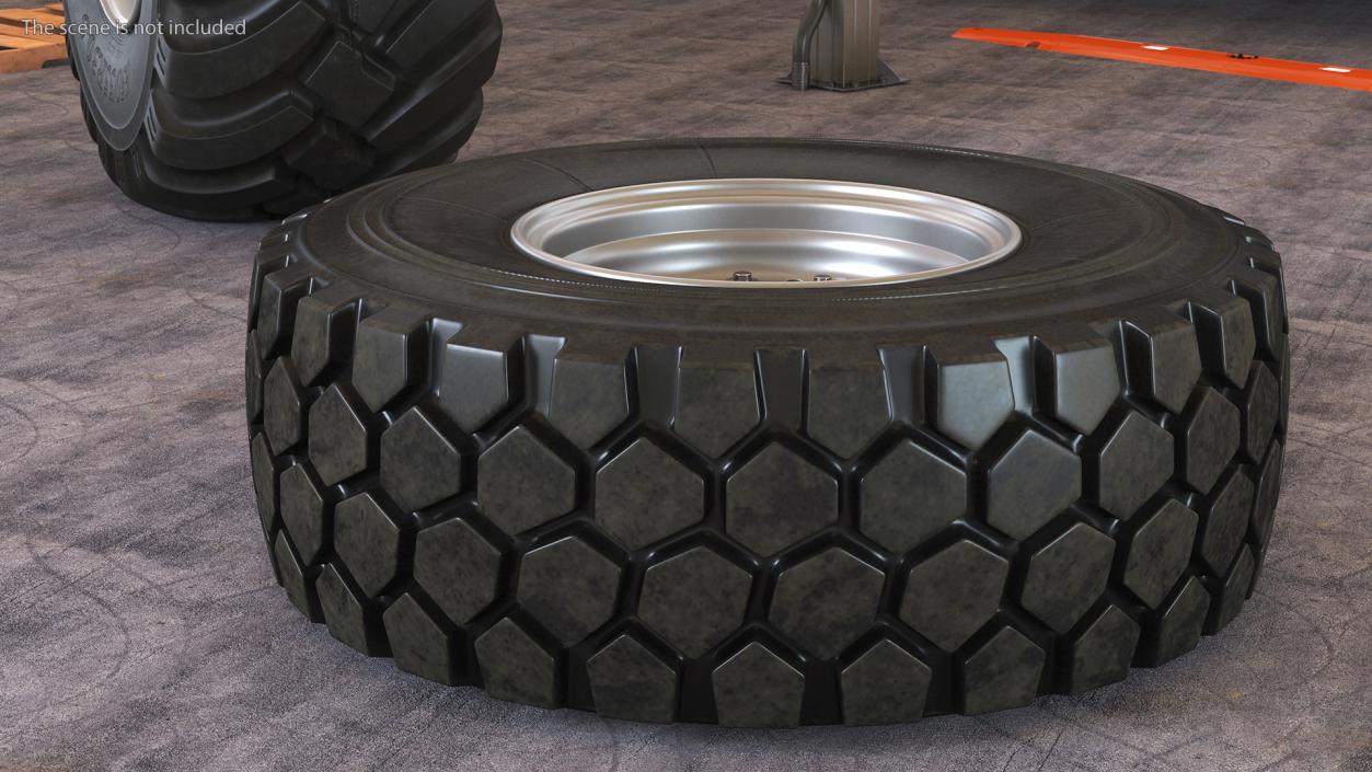 3D model Electric Truck Wheel