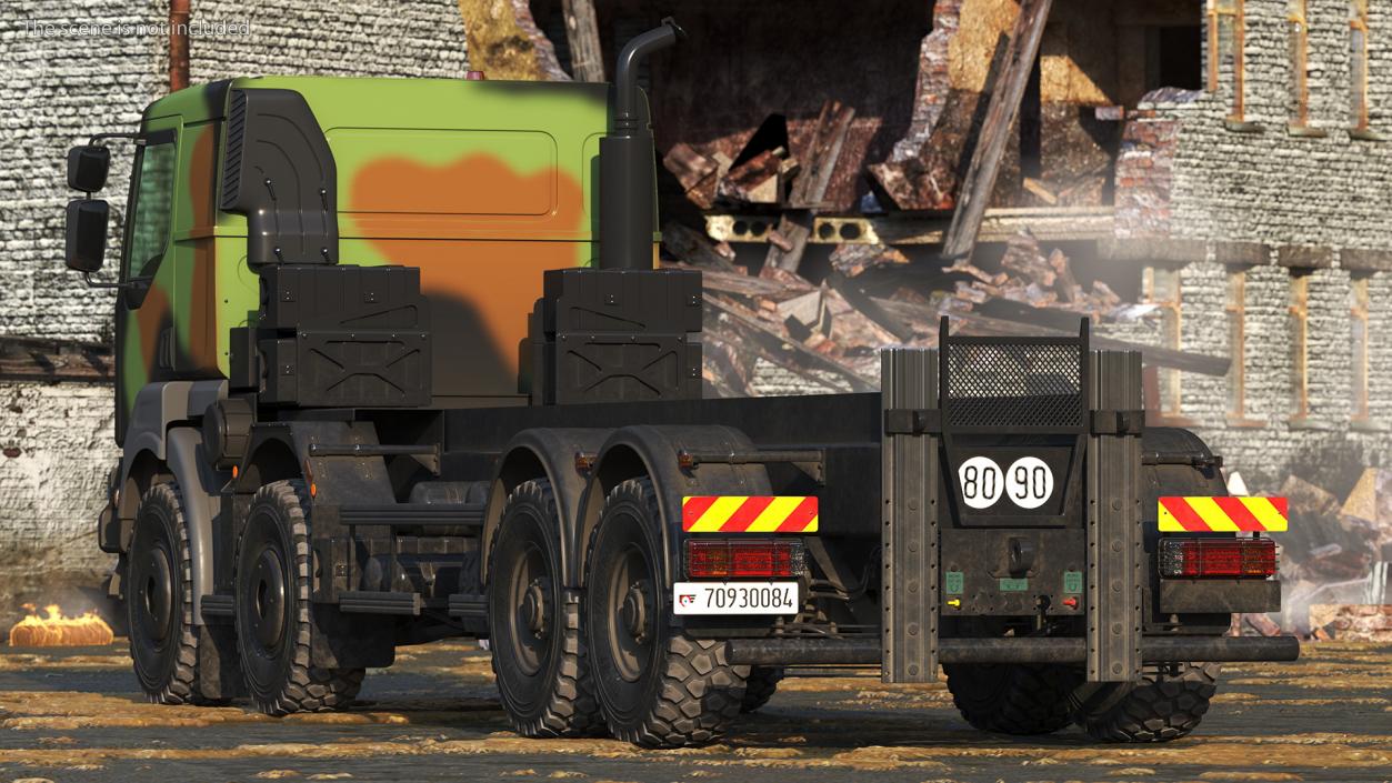 Renault Kerax 8x8 Heavy Utility Truck 3D