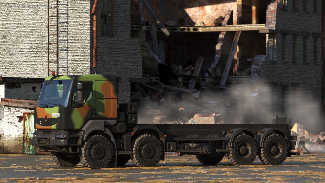 Renault Kerax 8x8 Heavy Utility Truck 3D