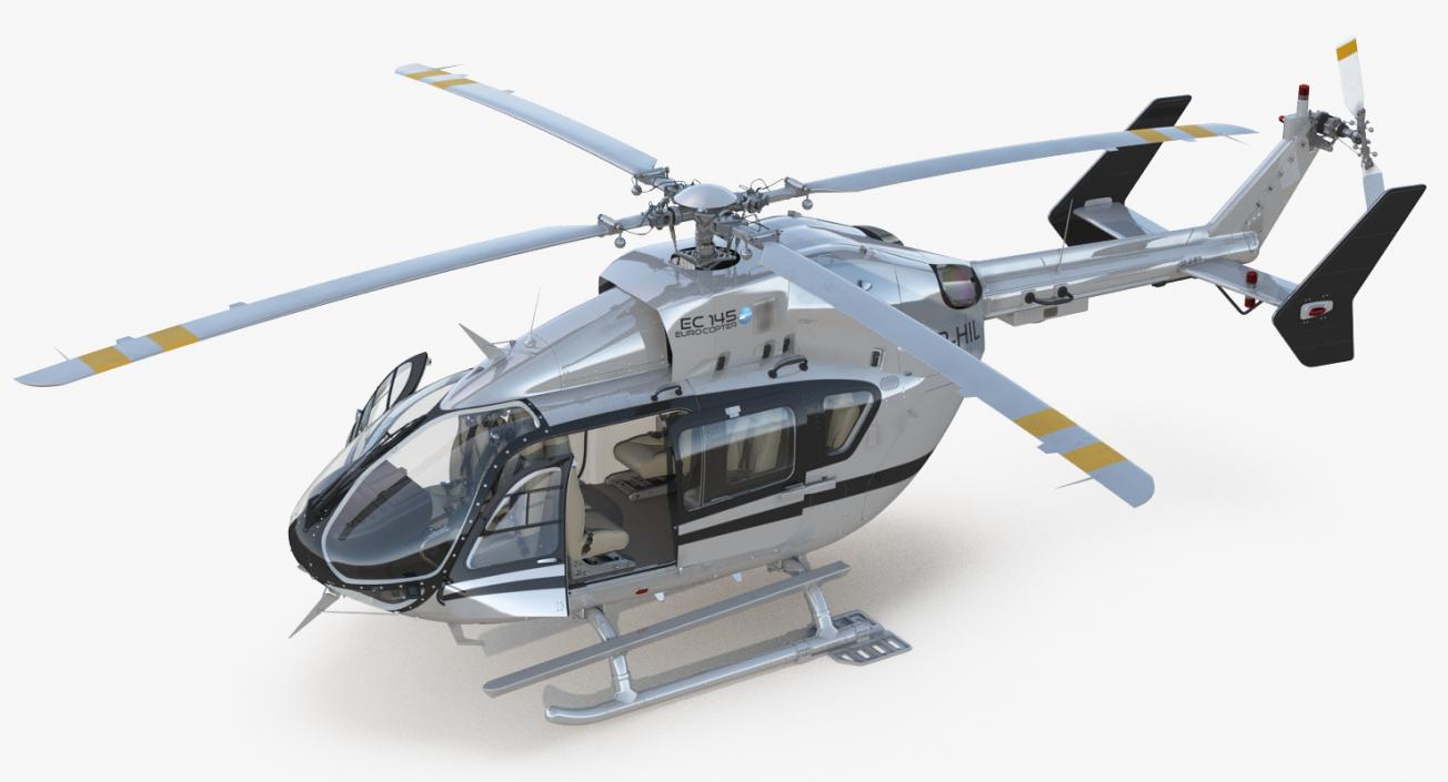 Civil Eurocopter Helicopters Collection 3D model