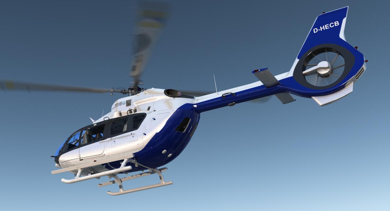 Civil Eurocopter Helicopters Collection 3D model