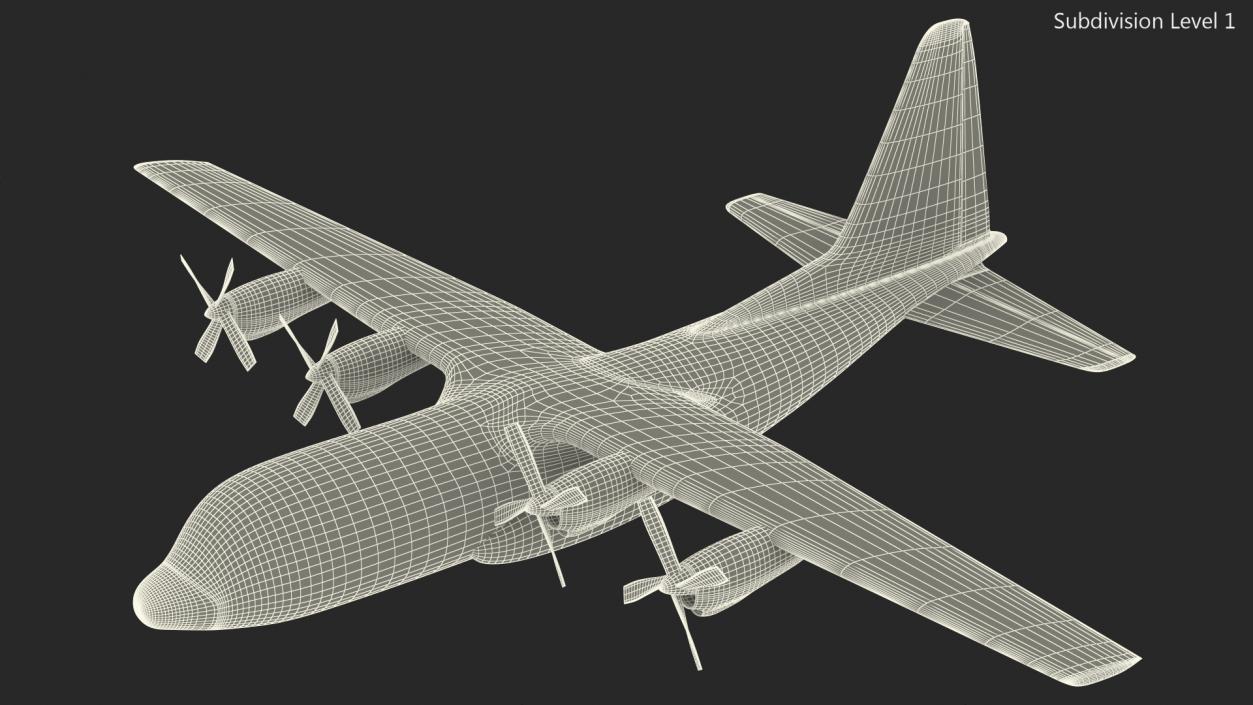 Hercules C130 Scale 3D model