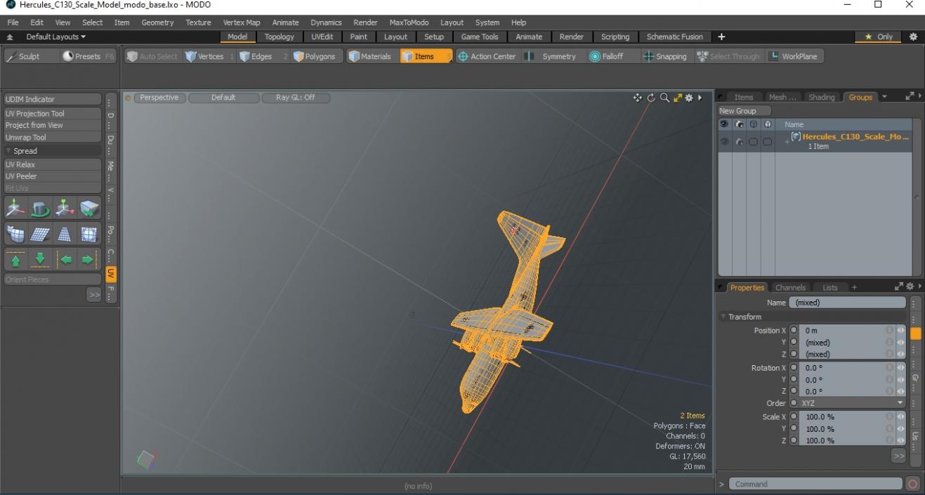 Hercules C130 Scale 3D model