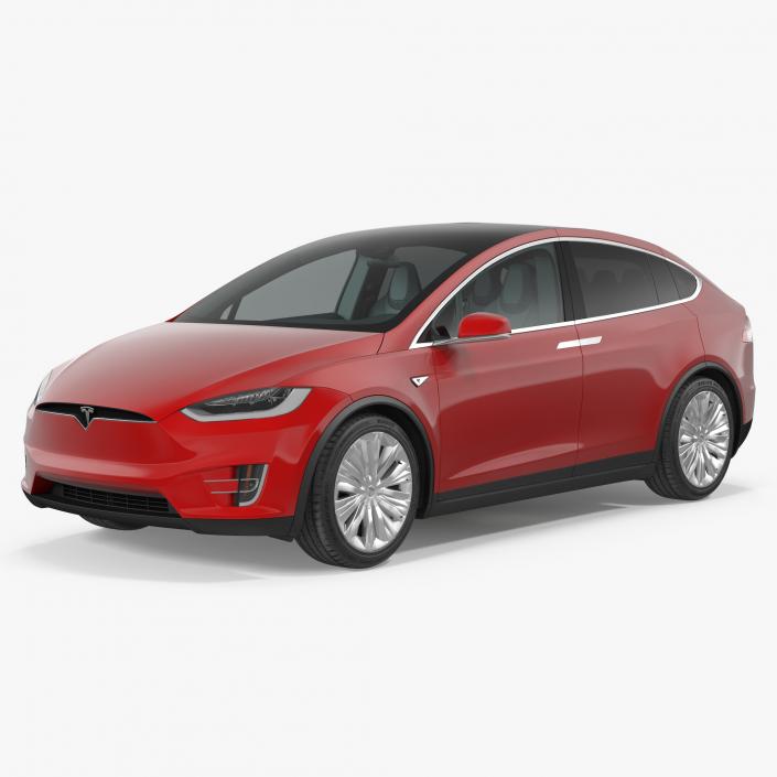 Tesla Model X 90D 2017 3D