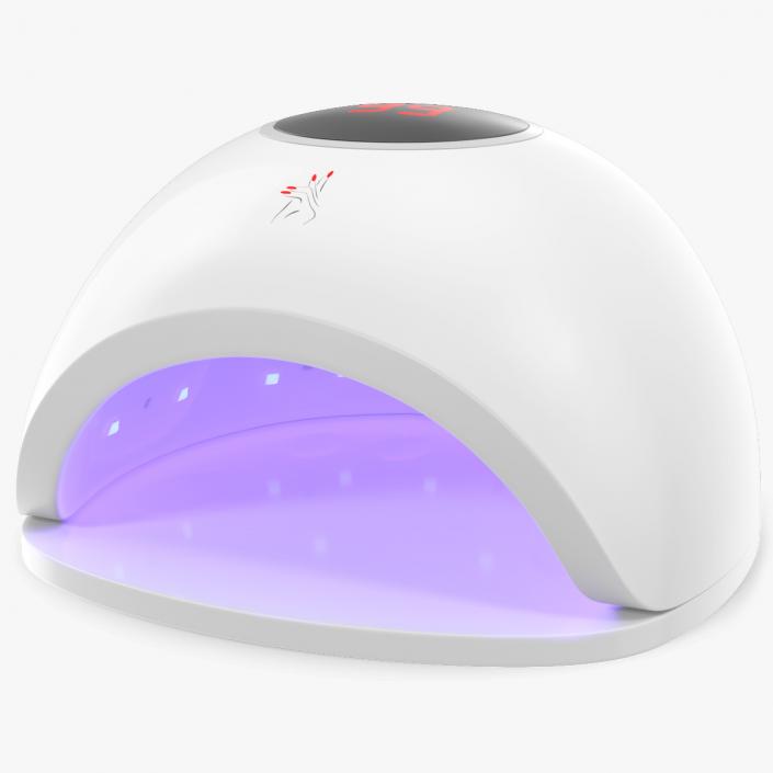 LED Nail Lamp On State 3D