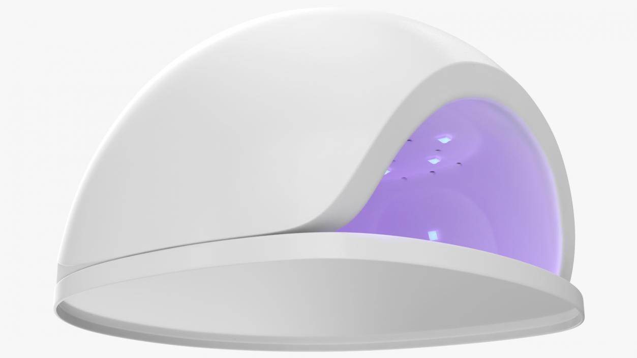 LED Nail Lamp On State 3D