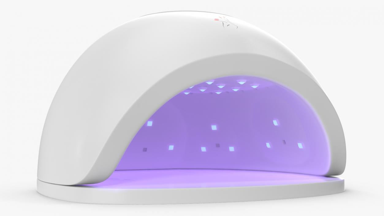 LED Nail Lamp On State 3D