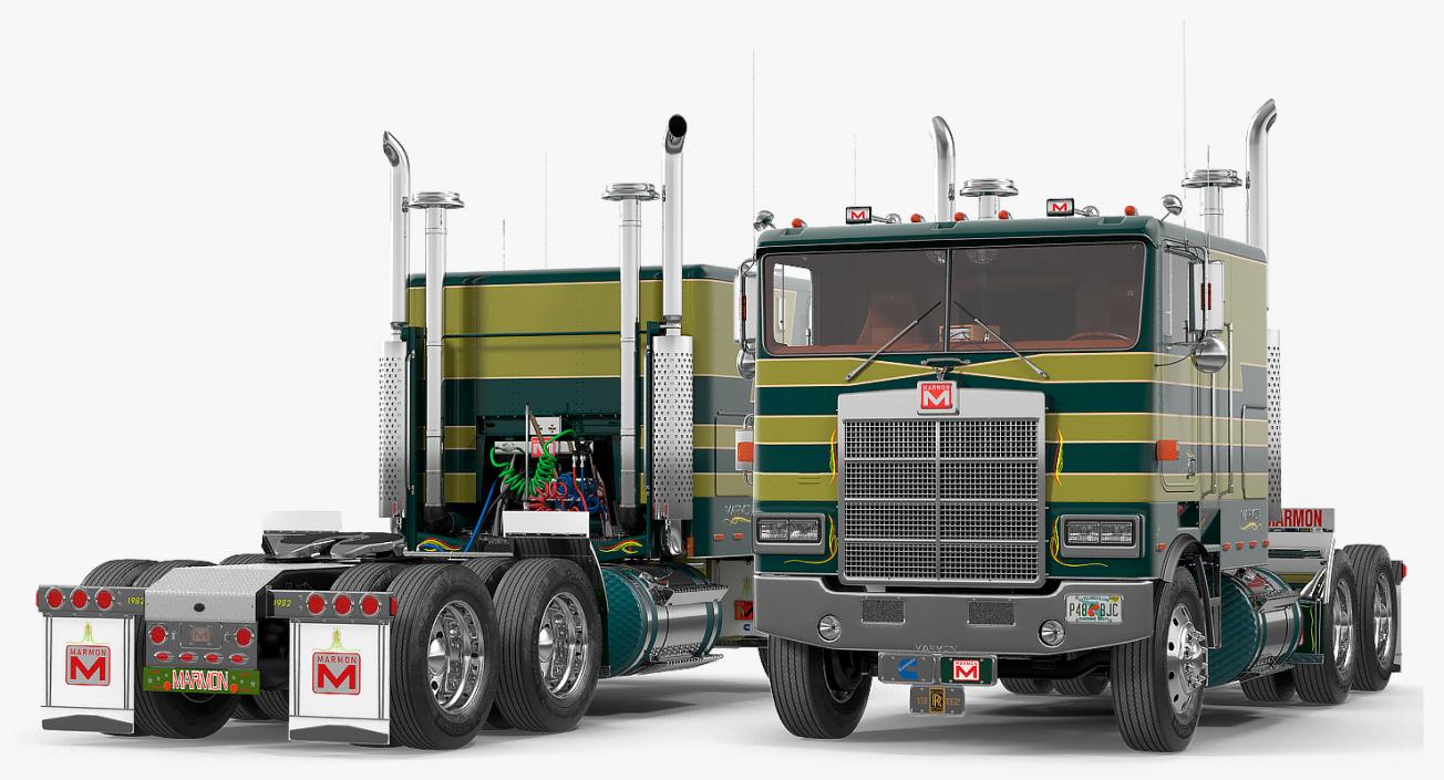 Semi Trucks Collection 3D