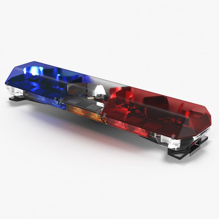 3D model Police lightbar Code 3 mx7000 Led Arrow Stick