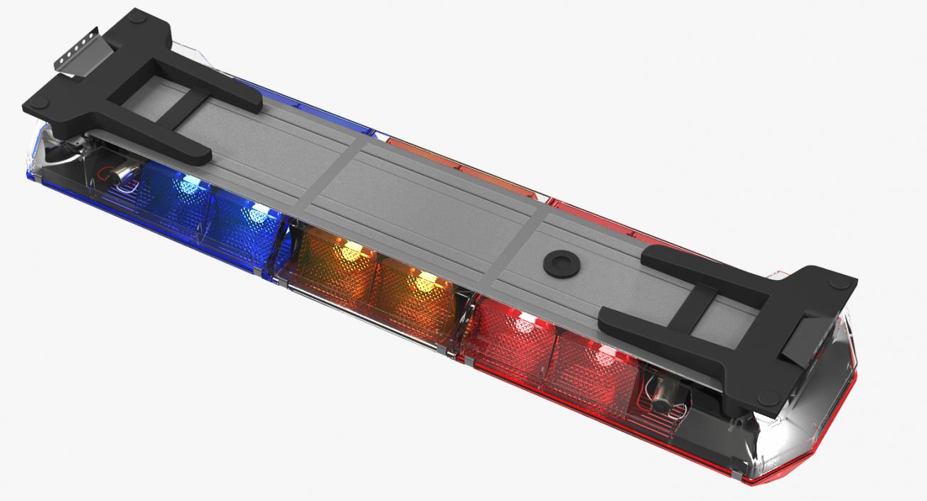 3D model Police lightbar Code 3 mx7000 Led Arrow Stick