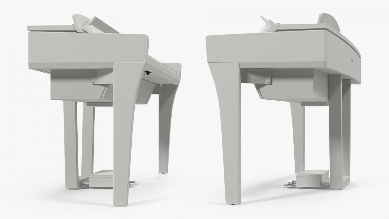 3D model Yamaha Clavinova CVP-709 White