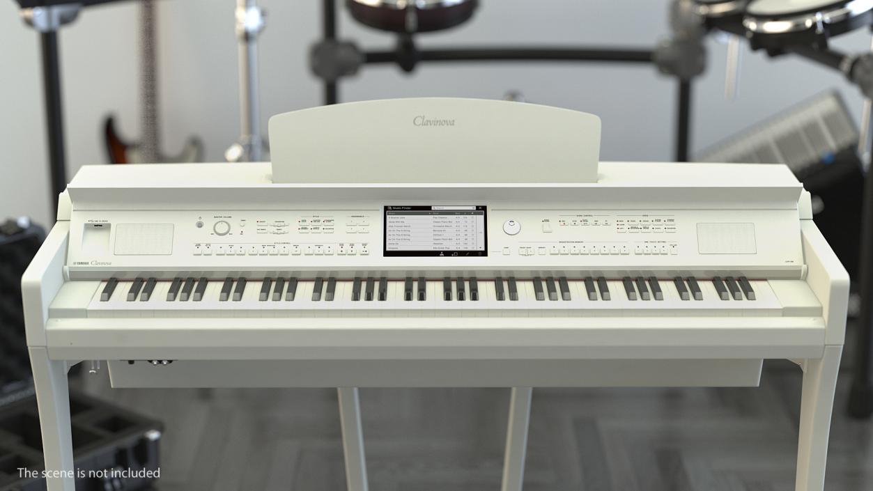 3D model Yamaha Clavinova CVP-709 White