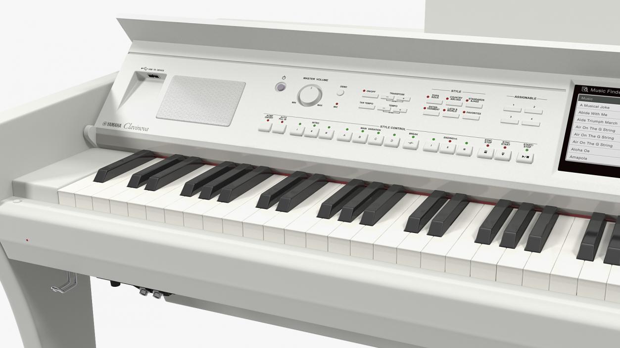 3D model Yamaha Clavinova CVP-709 White