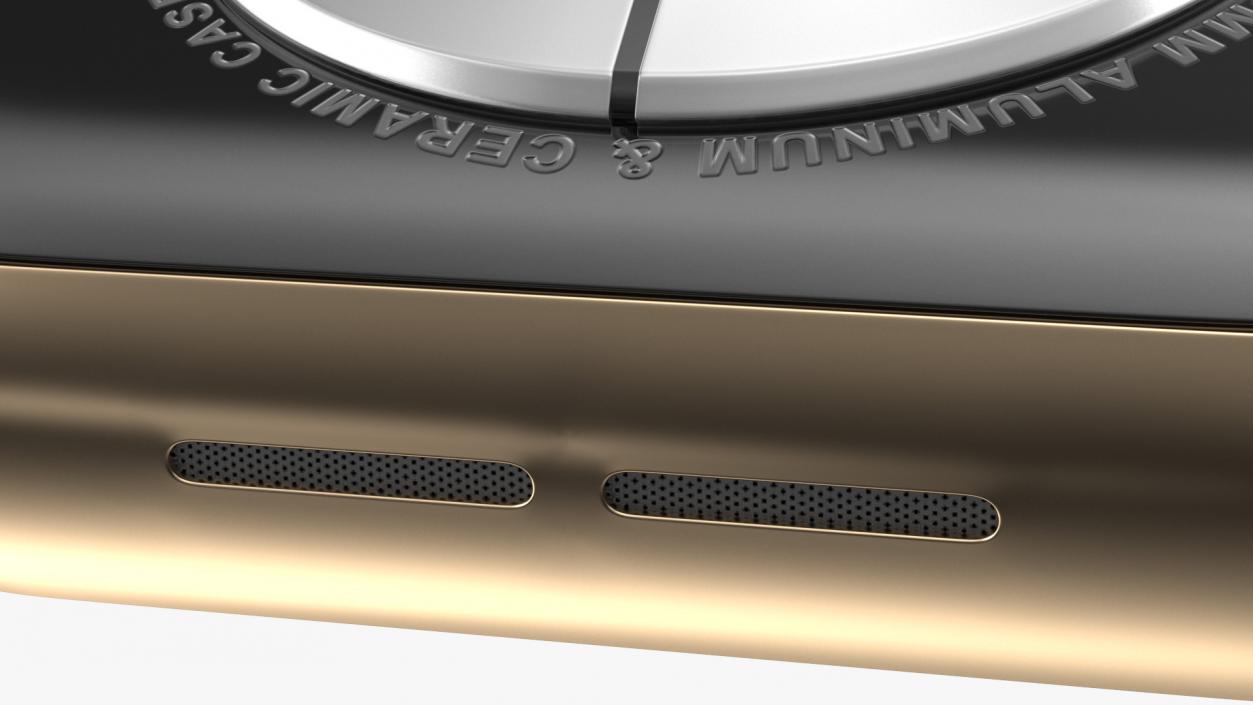 3D Gold Apple Watch 6 model