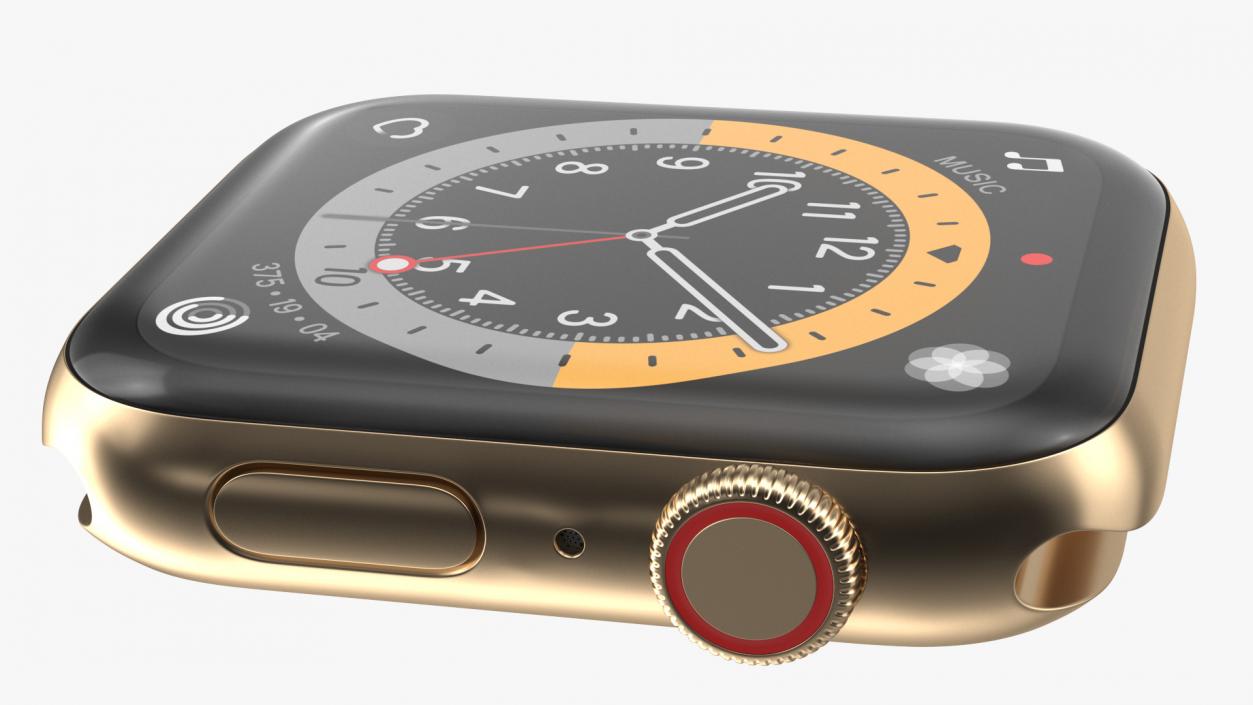 3D Gold Apple Watch 6 model