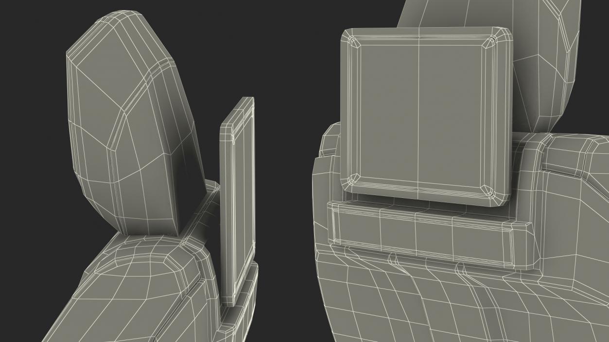 SUV Front Seat 3D model