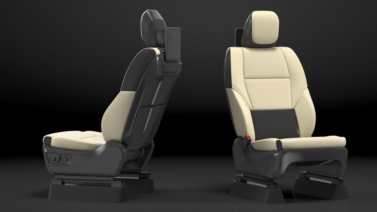 SUV Front Seat 3D model