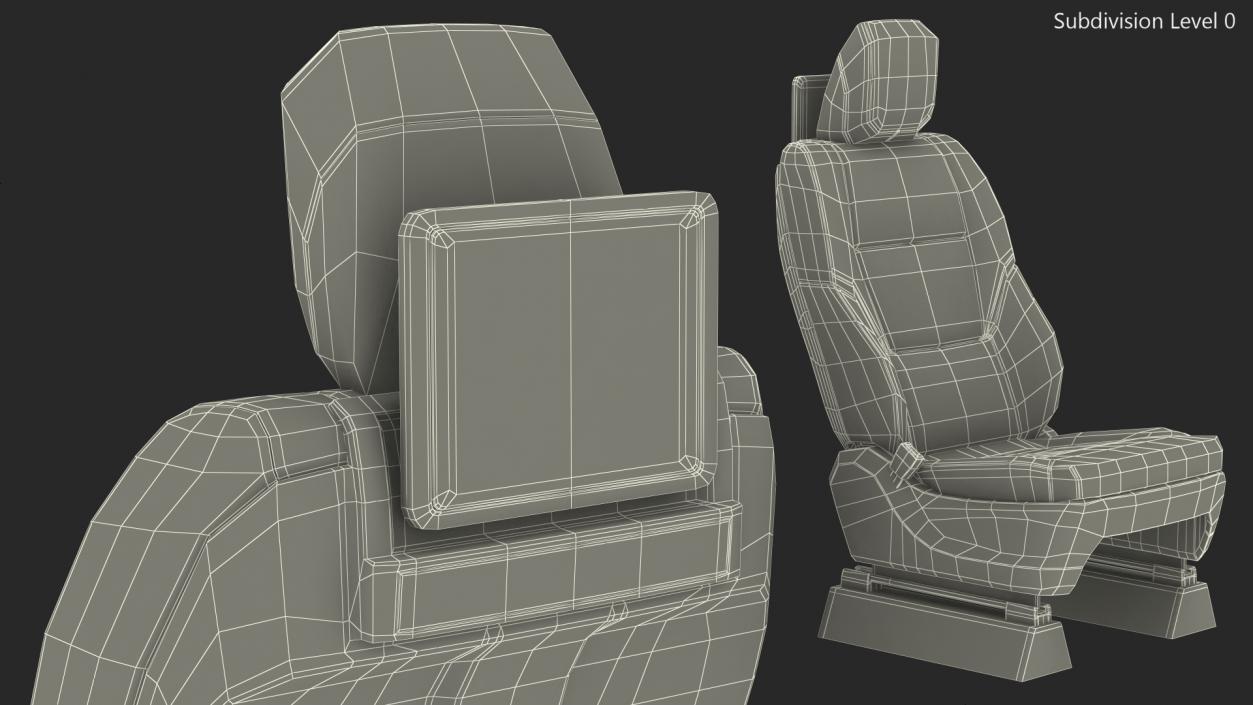 SUV Front Seat 3D model