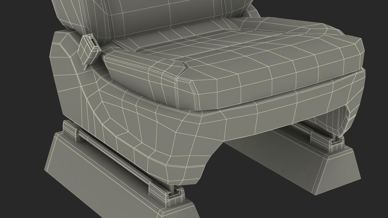 SUV Front Seat 3D model