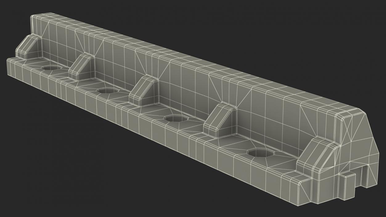 3D Straight Curb Section