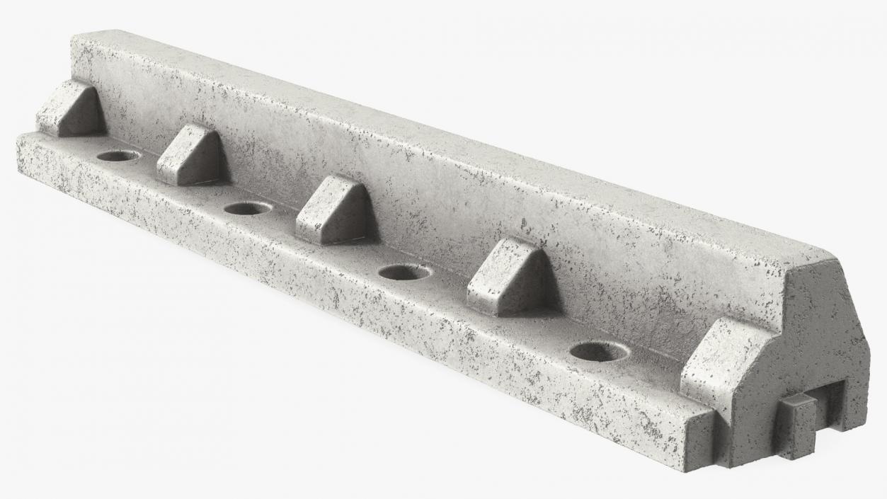 3D Straight Curb Section