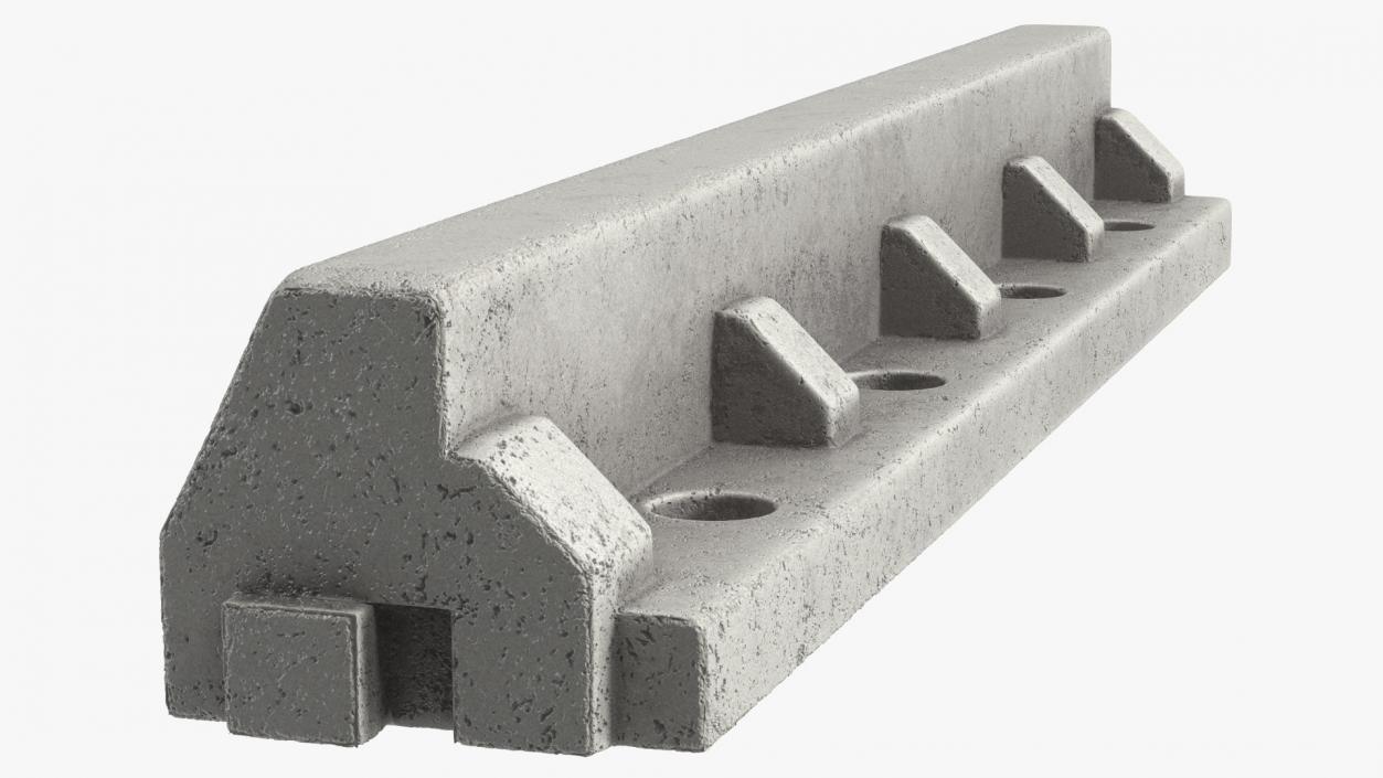 3D Straight Curb Section