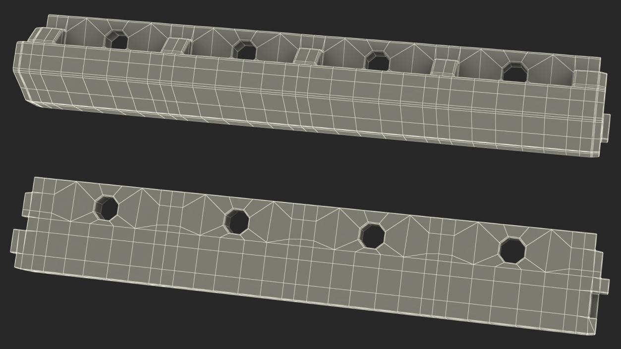 3D Straight Curb Section