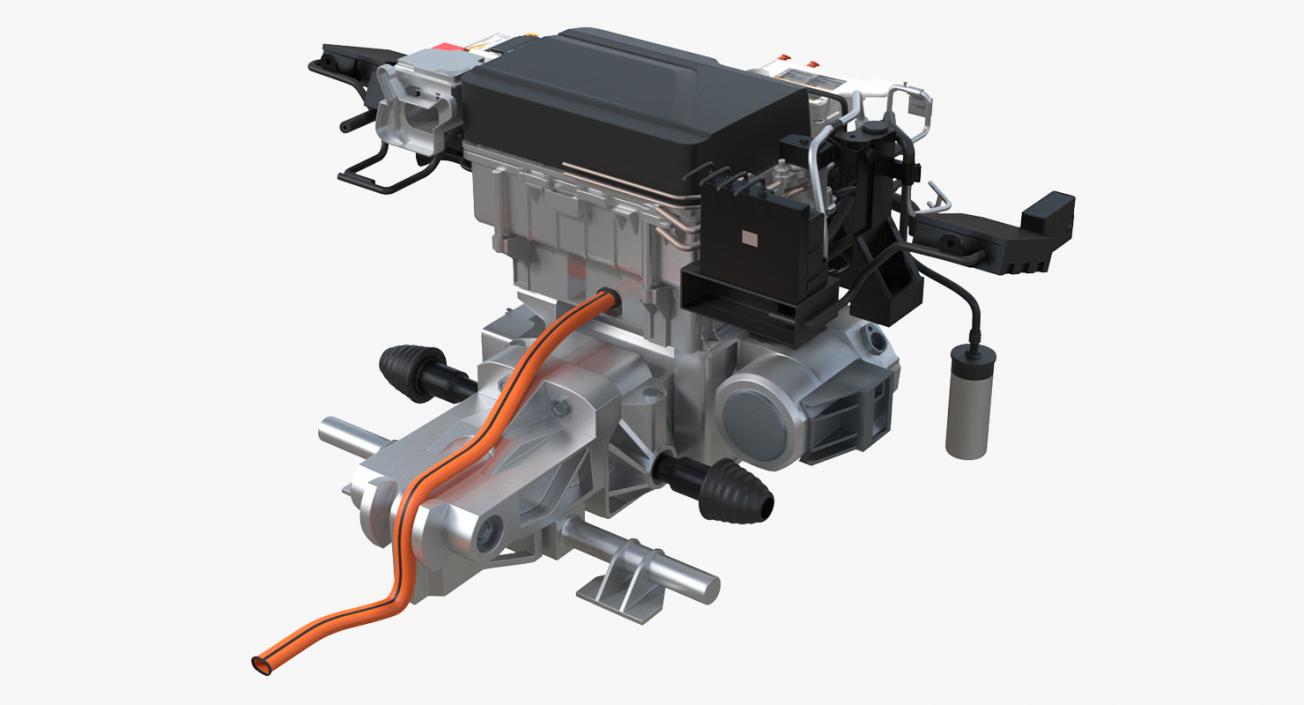 Electric Car Engine 3D model