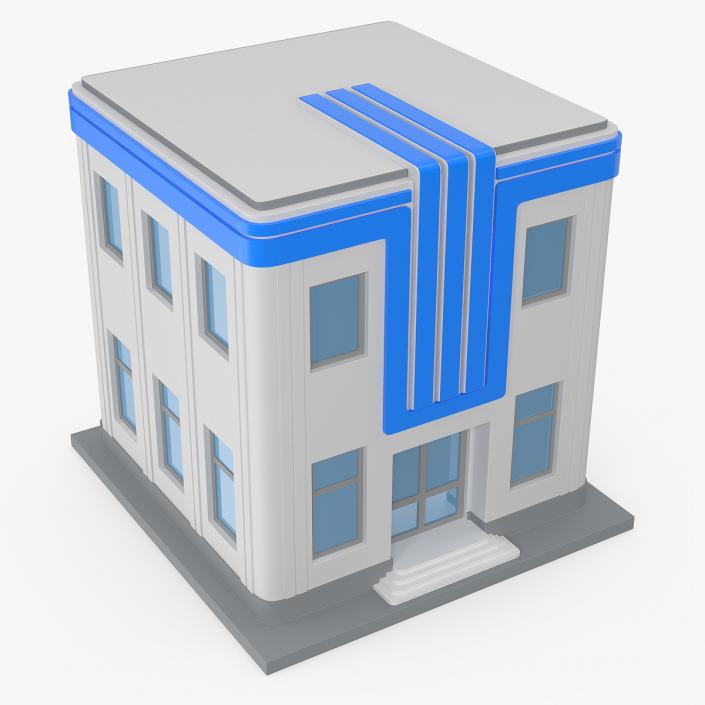 3D Cartoon Building