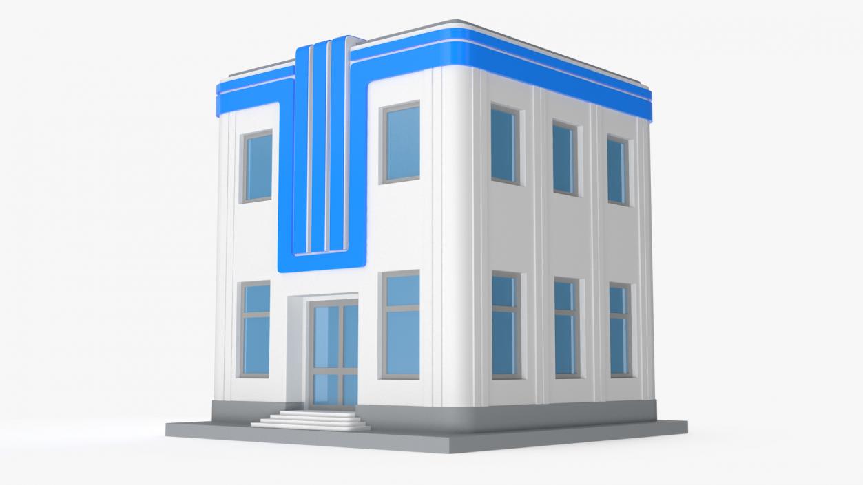 3D Cartoon Building