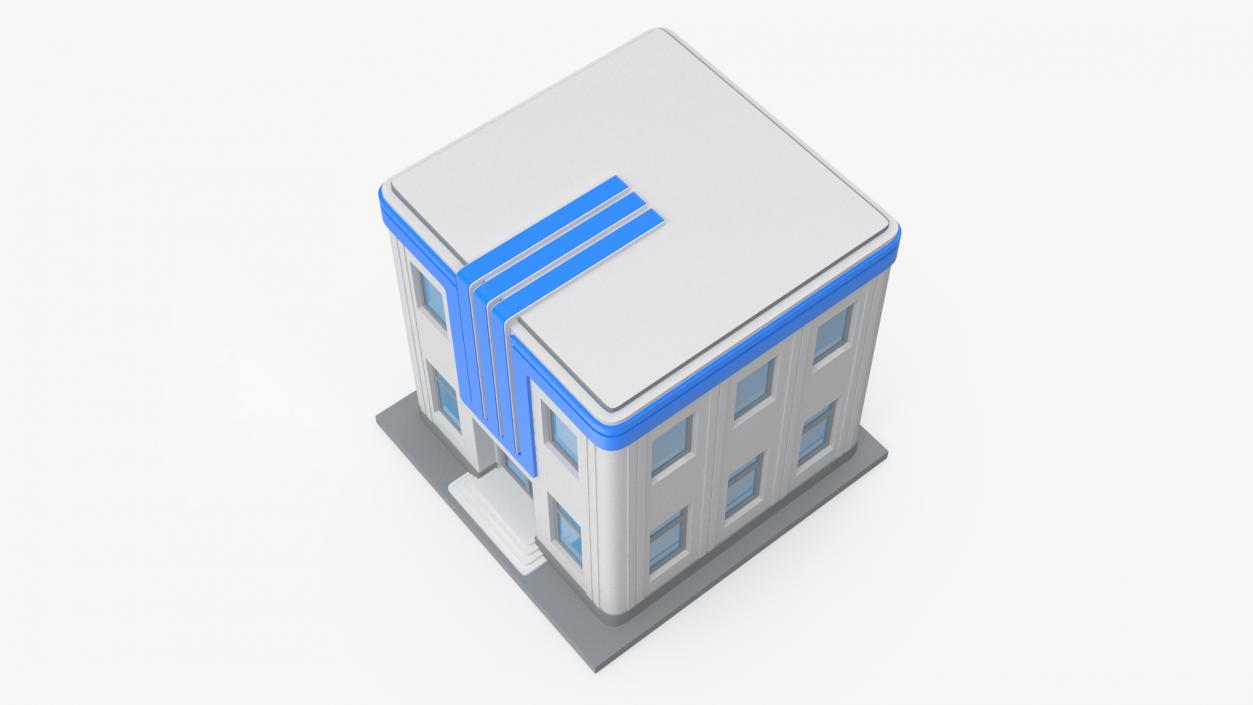 3D Cartoon Building