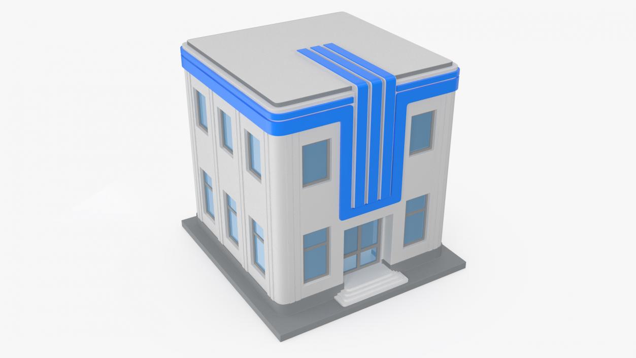 3D Cartoon Building